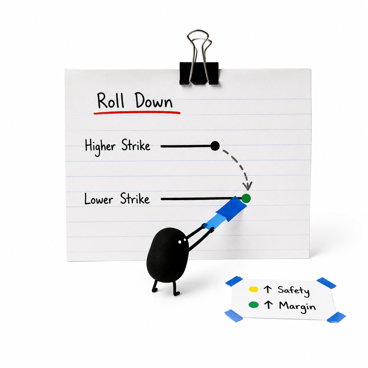 Options rolling decision tree