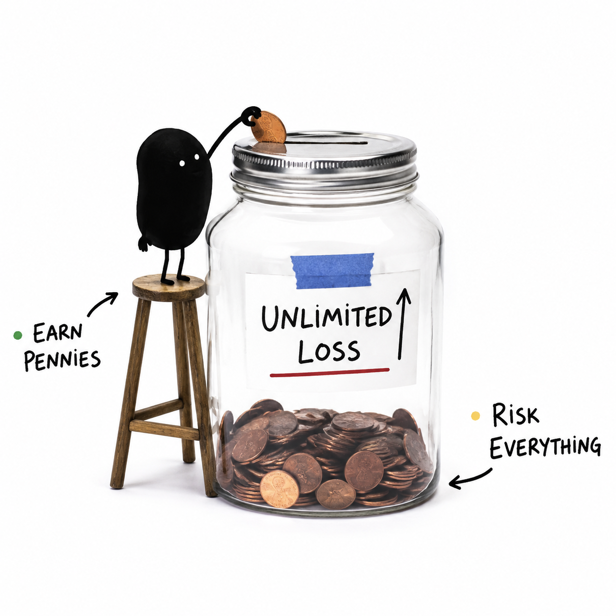 Deep out-of-the-money option trap